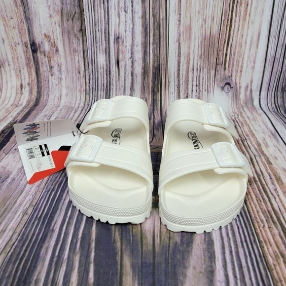 AEROTHOTIC White Dual Strap Arcus Slide Sandals - Picture 4 of 16